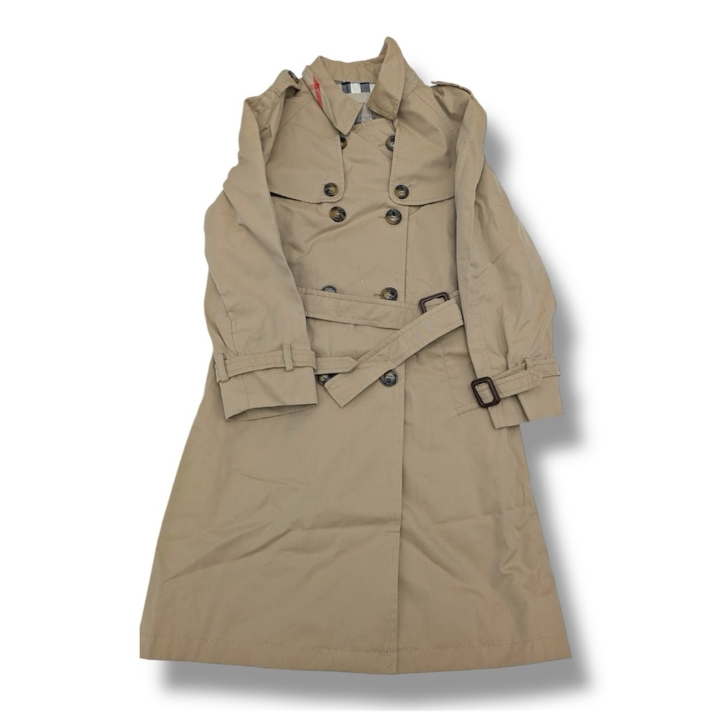 Burberry Tan Kids Trench Coat